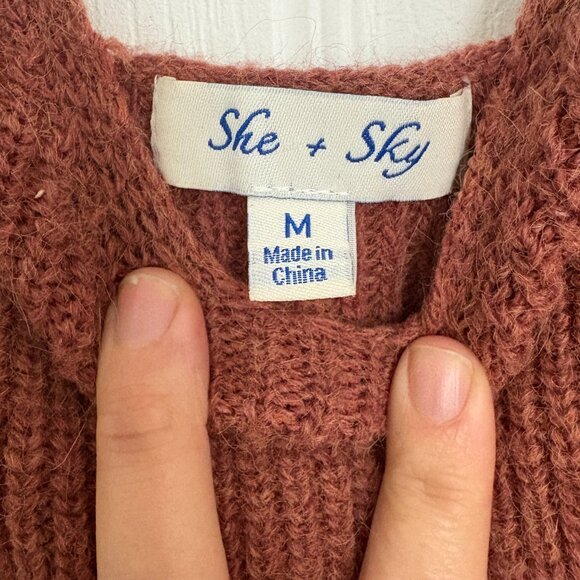 Sweater Tank Top (She & Sky) - Picture 3 of 3
